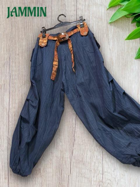 織り柄アジアンサルエルパンツ ネイビー エスニック アジアン ヒッピー < 男性ファッション 織り柄アジアンサルエルパンツ ネイビー エスニック アジアン ヒッピー < 男性ファッションの