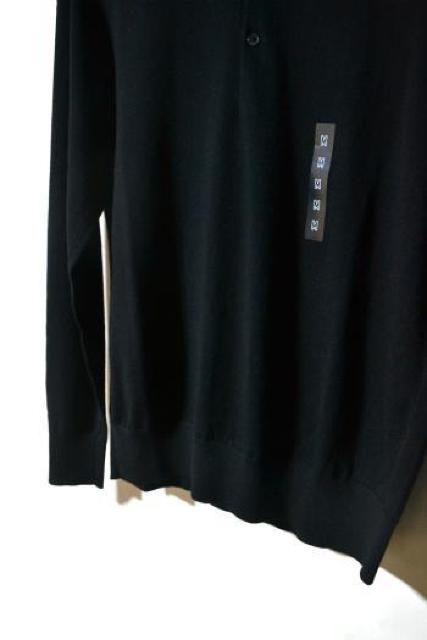 新品 UNIQLO ユニクロ メリノニットポロセーター 長袖 ブラック M メンズ 秋冬 ポロシャツ トップス アウトドア 未使用 < ブランド  新品 UNIQLO ユニクロ メリノニットポロセーター 長袖 ブラック M メンズ 秋冬 ポロシャツ トップス アウトドア 未使用 < ブランドの