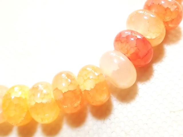 天然石★龍紋瑪瑙(オレンジ) 8mm ブレス < 女性アクセサリー/時計 天然石★龍紋瑪瑙(オレンジ) 8mm ブレス < 女性アクセサリー/時計の