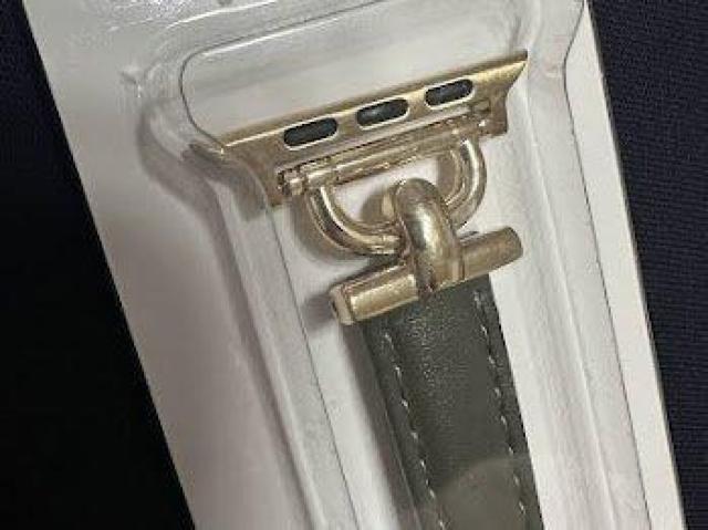 Apple Watch バンド 合皮 42/44/45mm オリーブグリーン+ゴールド < 女性アクセサリー/時計 Apple Watch バンド 合皮 42/44/45mm オリーブグリーン+ゴールド < 女性アクセサリー/時計の