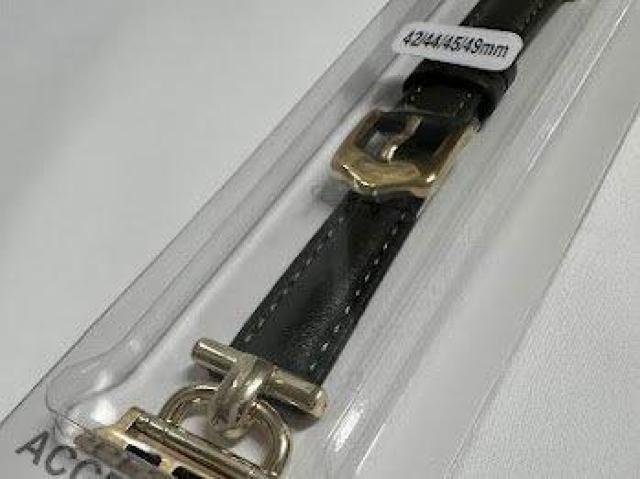 Apple Watch バンド 合皮 42/44/45mm オリーブグリーン+ゴールド < 女性アクセサリー/時計 Apple Watch バンド 合皮 42/44/45mm オリーブグリーン+ゴールド < 女性アクセサリー/時計の