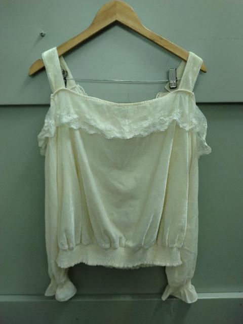 Ank Rouge☆ベロアオープンショルダー長袖トップス < ブランド Ank Rouge☆ベロアオープンショルダー長袖トップス < ブランドの