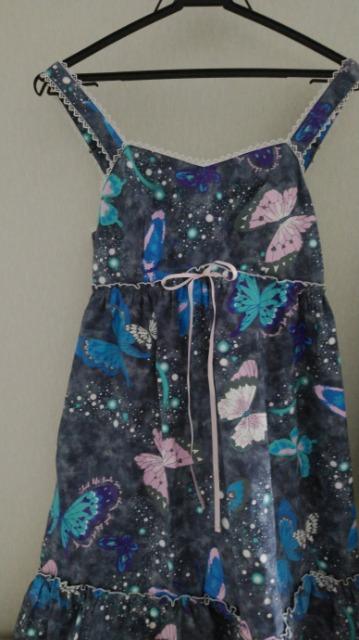 ロゴ&蝶々柄AラインJSK◆ゆめかわ/ロリィタ◆セット割 < ブランド ロゴ&蝶々柄AラインJSK◆ゆめかわ/ロリィタ◆セット割 < ブランドの