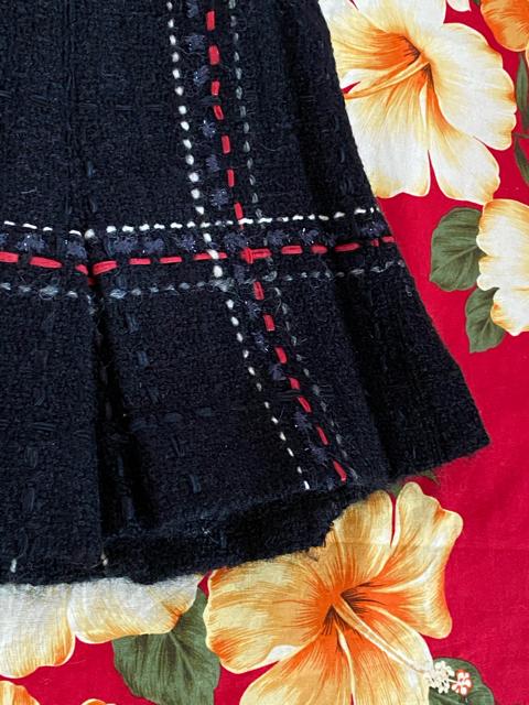 prideglide☆ブラックスカート☆可愛いチェック刺繍☆ラメ入 < ブランド prideglide☆ブラックスカート☆可愛いチェック刺繍☆ラメ入 < ブランドの