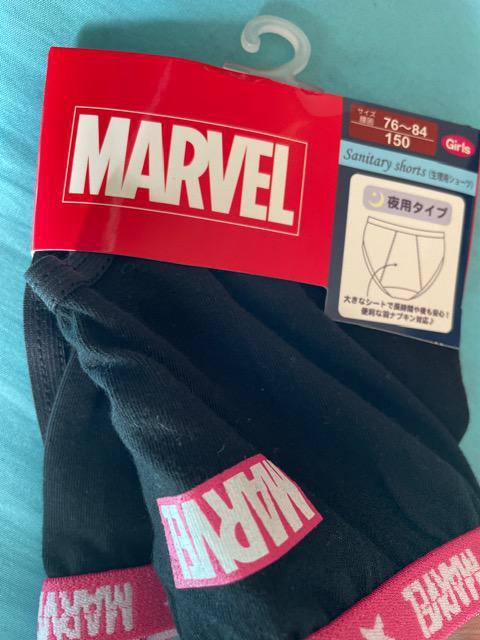 ♯新品♯MARVEL 150 サニタリーショーツ 生理用ショーツ ☆夜用タイプ < キッズ/ベビー  ♯新品♯MARVEL 150 サニタリーショーツ 生理用ショーツ ☆夜用タイプ < キッズ/ベビーの