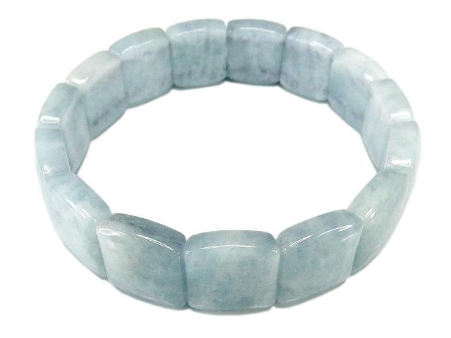 希少仕様アクアマリンバングルブレスレット約16mm弱天然石3月の誕生石 < 女性アクセサリー/時計  希少仕様アクアマリンバングルブレスレット約16mm弱天然石3月の誕生石  < 女性アクセサリー/時計の