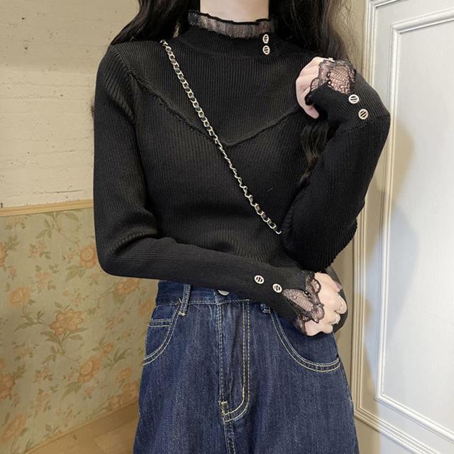 送料無料 新品 ニットトップス ハイネック きれいめ < 女性ファッション  送料無料 新品 ニットトップス ハイネック きれいめ < 女性ファッションの