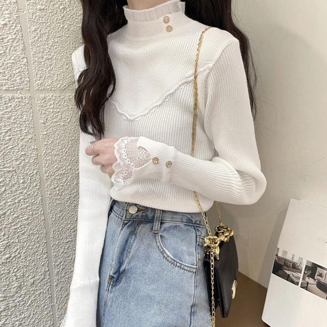 送料無料 新品 ニットトップス ハイネック きれいめ < 女性ファッション  送料無料 新品 ニットトップス ハイネック きれいめ < 女性ファッションの