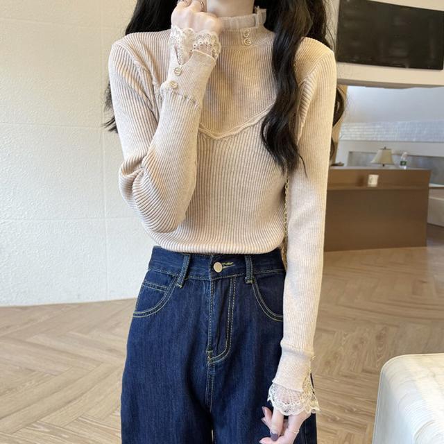 送料無料 新品 ニットトップス ハイネック きれいめ < 女性ファッション  送料無料 新品 ニットトップス ハイネック きれいめ < 女性ファッションの