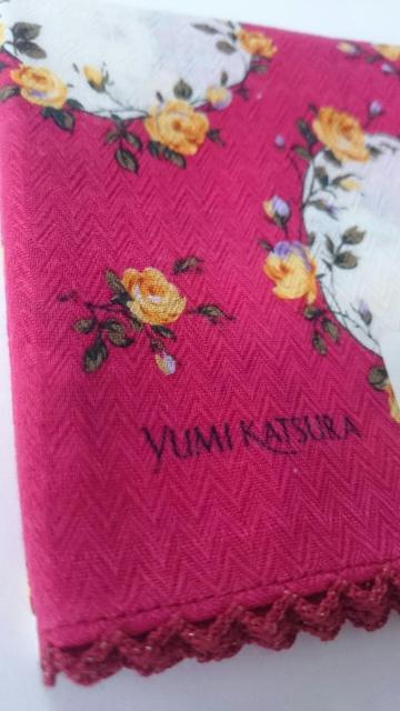 新品未使用☆YUMI KATSURA★ハンカチ☆薔薇★縁取り☆桂由美 < 女性ファッション  新品未使用☆YUMI KATSURA★ハンカチ☆薔薇★縁取り☆桂由美 < 女性ファッションの