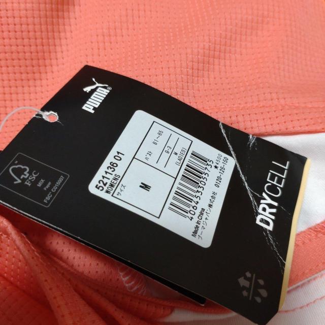 PUMA М ピンク吸水発汗デザインTシャツ < ブランド  PUMA М ピンク吸水発汗デザインTシャツ < ブランドの