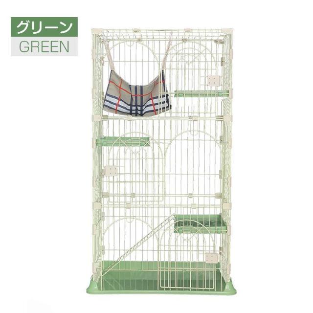 3段キャットケージ ペットケージ ハンモック付き はしご 棚板 < ペット/手芸/園芸  3段キャットケージ ペットケージ ハンモック付き はしご 棚板 < ペット/手芸/園芸の
