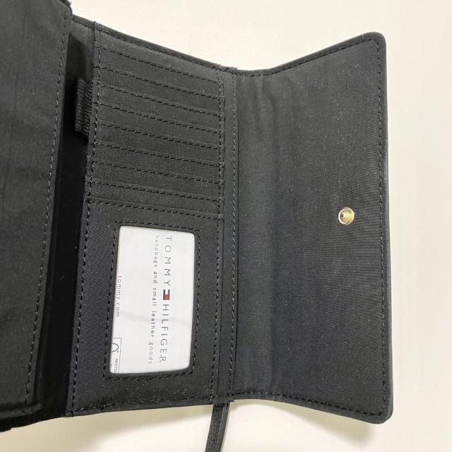 トミーヒルフィガー 長財布 ウォレット 三つ折り 総柄 レディース 黒 ブラック < ブランド トミーヒルフィガー 長財布 ウォレット 三つ折り 総柄 レディース 黒 ブラック < ブランドの