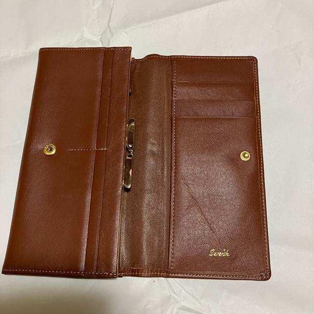 【アンティーク】【Seven Charm】 レザー / がま口 / 長財布 茶 < 女性ファッション 【アンティーク】【Seven Charm】 レザー / がま口 / 長財布 茶 < 女性ファッションの