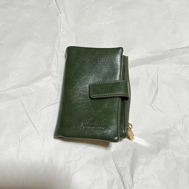 【美品】【FOREVER FOR YOU】 二つ折り財布 / グリーン系 < 女性ファッション 【美品】【FOREVER FOR YOU】 二つ折り財布 / グリーン系 < 女性ファッションの