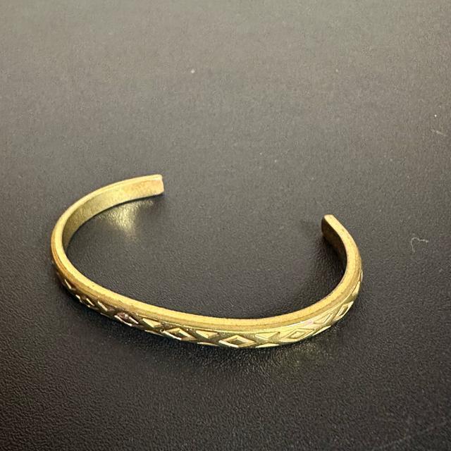 【culaiton】ゴールドカラー バングル 真鍮 日本製 < 男性アクセサリー/時計 【culaiton】ゴールドカラー バングル 真鍮 日本製 < 男性アクセサリー/時計の