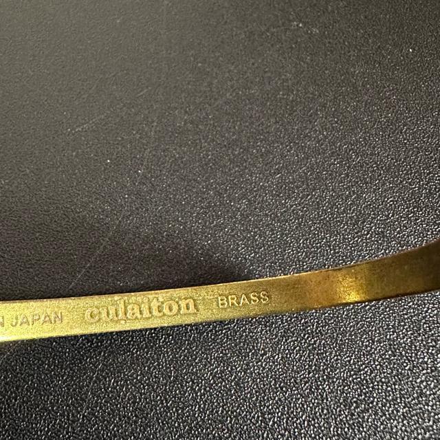 【culaiton】ゴールドカラー バングル 真鍮 日本製 < 男性アクセサリー/時計 【culaiton】ゴールドカラー バングル 真鍮 日本製 < 男性アクセサリー/時計の
