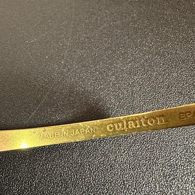 【culaiton】ゴールドカラー バングル 真鍮 日本製 < 男性アクセサリー/時計 【culaiton】ゴールドカラー バングル 真鍮 日本製 < 男性アクセサリー/時計の