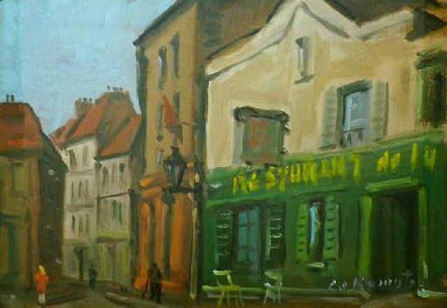 絵画 油彩 坂本益夫 欧州風景 二紀会理事 真作保証 裏にも絵画 原画 < ホビー 絵画 油彩 坂本益夫 欧州風景 二紀会理事 真作保証 裏にも絵画 原画 < ホビーの