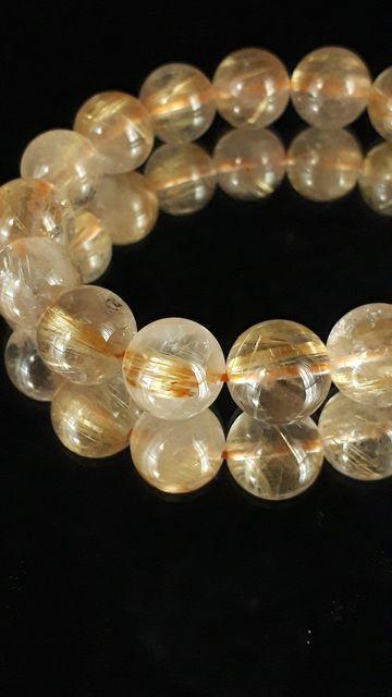 451★高級天然石★大玉★ゴールデンタイチンルチルブレス★ < 男性アクセサリー/時計 451★高級天然石★大玉★ゴールデンタイチンルチルブレス★ < 男性アクセサリー/時計の