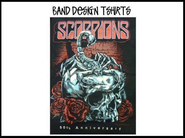Scorpian スコピアンバンドデザインT-シャツ【L】68-36 < 男性ファッション  Scorpian スコピアンバンドデザインT-シャツ【L】68-36 < 男性ファッションの