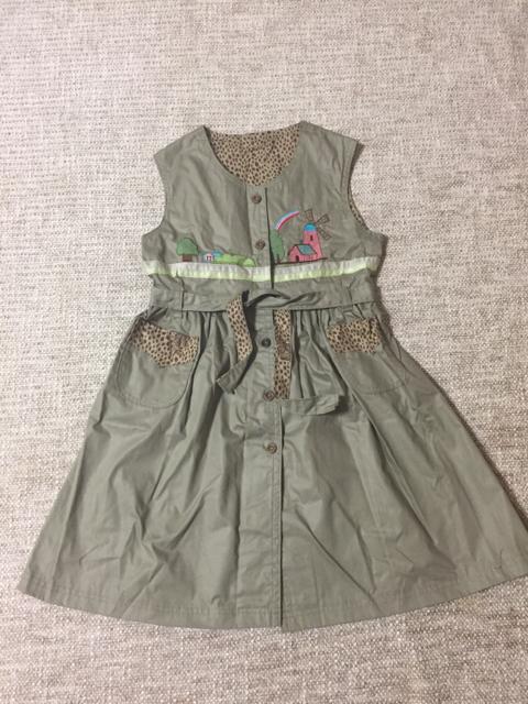 707.新品☆紐ベルト付きワンピース☆140センチ < キッズ/ベビー  707.新品☆紐ベルト付きワンピース☆140センチ  < キッズ/ベビーの