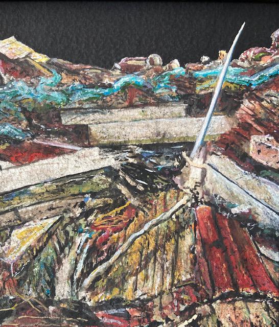 絵画 水彩画ガッシュ水彩・透明水彩『災害』新品・真作保証 原画 < ホビー 絵画 水彩画ガッシュ水彩・透明水彩『災害』新品・真作保証 原画 < ホビーの