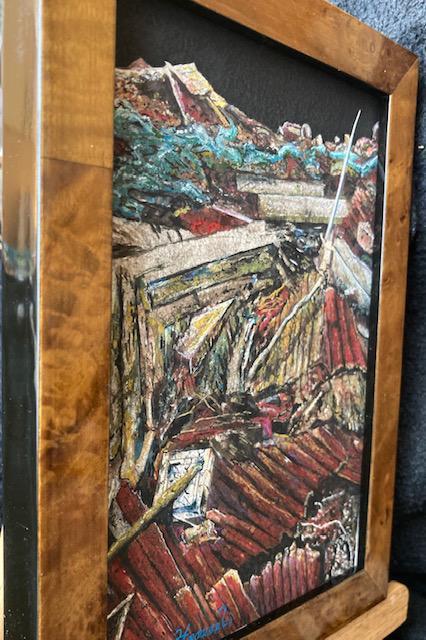 絵画 水彩画ガッシュ水彩・透明水彩『災害』新品・真作保証 原画 < ホビー 絵画 水彩画ガッシュ水彩・透明水彩『災害』新品・真作保証 原画 < ホビーの