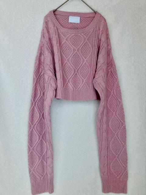nwith ミニ丈 ゆったり ケーブルニット セーター F 萌え袖 トップス N2m < 女性ファッション  nwith ミニ丈 ゆったり ケーブルニット セーター F 萌え袖 トップス N2m  < 女性ファッションの