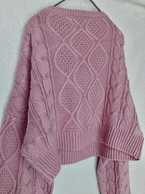 nwith ミニ丈 ゆったり ケーブルニット セーター F 萌え袖 トップス N2m < 女性ファッション  nwith ミニ丈 ゆったり ケーブルニット セーター F 萌え袖 トップス N2m < 女性ファッションの