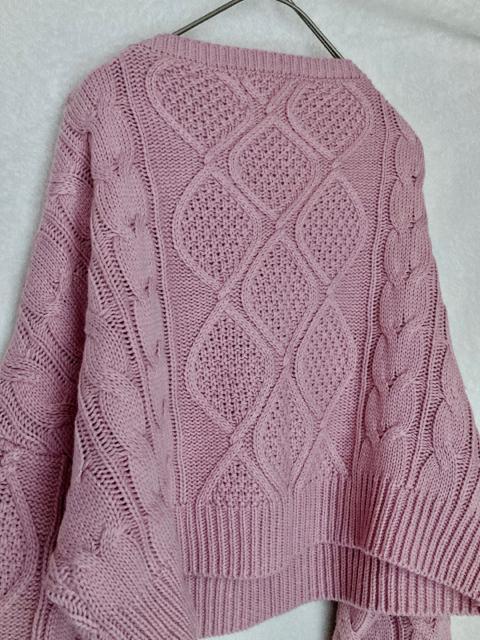 nwith ミニ丈 ゆったり ケーブルニット セーター F 萌え袖 トップス N2m < 女性ファッション  nwith ミニ丈 ゆったり ケーブルニット セーター F 萌え袖 トップス N2m < 女性ファッションの
