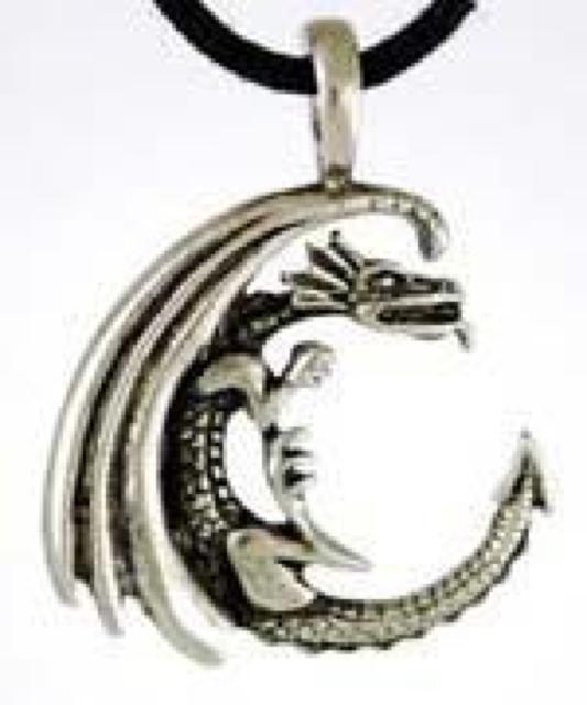 AzureGreen Dragon Moon Celestial amulet < 女性アクセサリー/時計  AzureGreen Dragon Moon Celestial amulet  < 女性アクセサリー/時計の