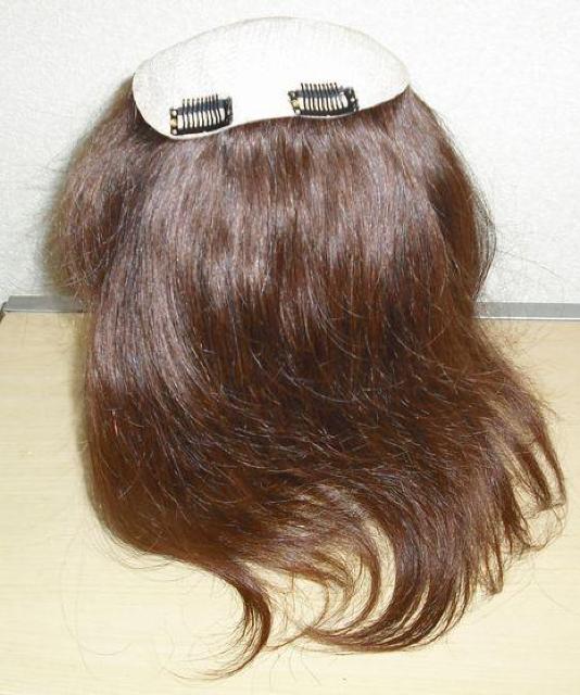 人毛 手植え 風に強い 部分カバー 大き目サイズ ロング 自然色に近い < 女性ファッション  人毛 手植え 風に強い 部分カバー 大き目サイズ ロング 自然色に近い < 女性ファッションの