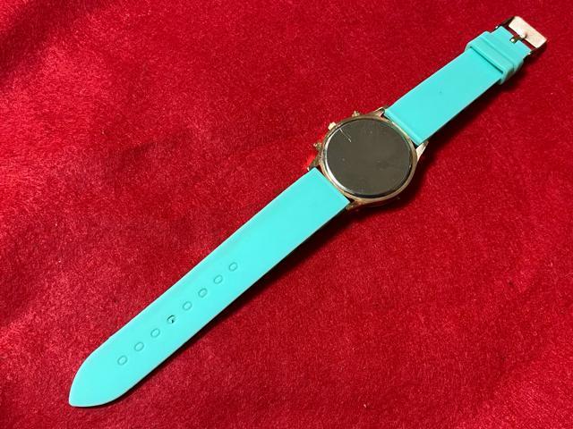 GEN EVA スポーツウォッチ ミントカラー 未使用品 4017-10-10 < 女性アクセサリー/時計  GEN EVA スポーツウォッチ ミントカラー 未使用品 4017-10-10 < 女性アクセサリー/時計の