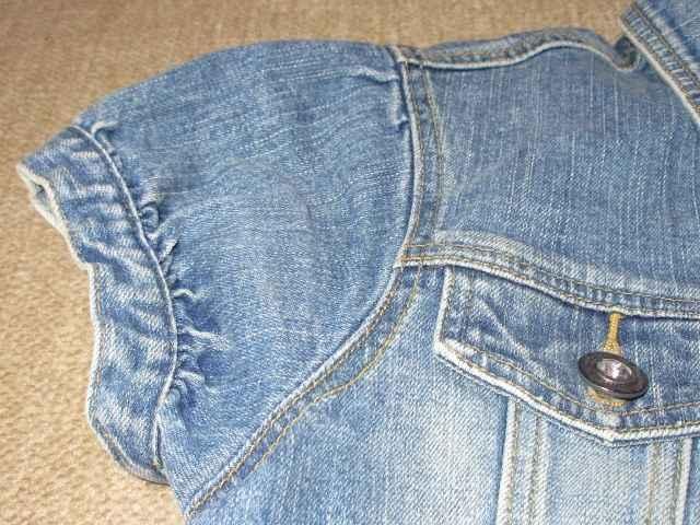 ショート丈デニムボレロ*ジュエルボタンフリルレース*姫系 < 女性ファッション ショート丈デニムボレロ*ジュエルボタンフリルレース*姫系 < 女性ファッションの