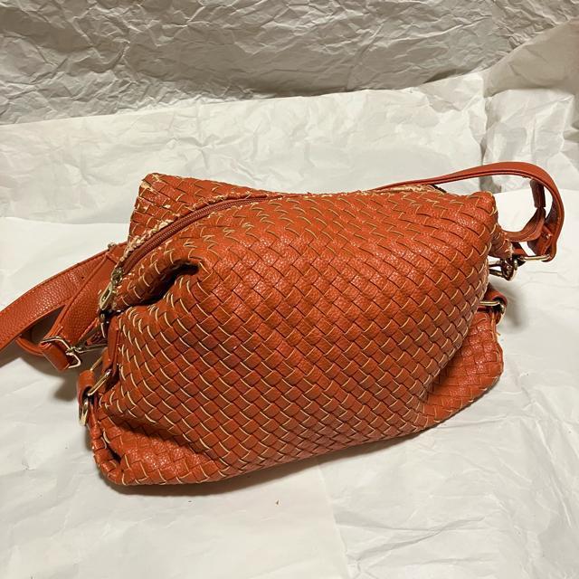 【1円スタート】【JEWEL / ジュエル】 合皮 / ショルダーバッグ / 編み込みデザイン < 女性ファッション  【1円スタート】【JEWEL / ジュエル】 合皮 / ショルダーバッグ / 編み込みデザイン  < 女性ファッションの