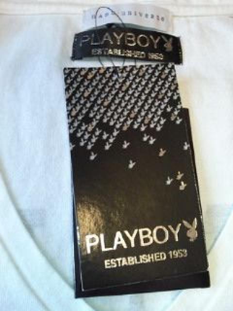 †ナノ・ユニバース×PLAYBOY†コラボVネックTシャツ† < ブランド  †ナノ・ユニバース×PLAYBOY†コラボVネックTシャツ† < ブランドの