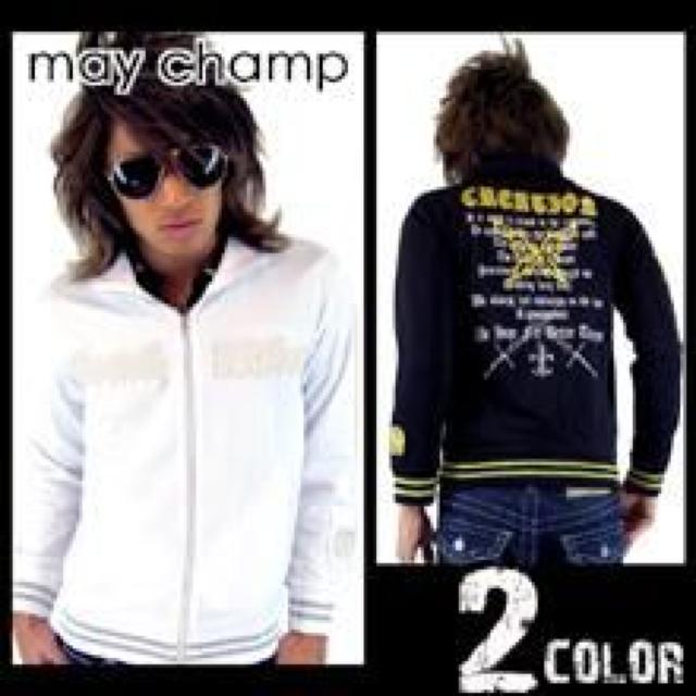 《New》悪羅悪羅★バタフライ刺繍*ジャージジャケット<ホワイトM> < 男性ファッション 《New》悪羅悪羅★バタフライ刺繍*ジャージジャケット<ホワイトM> < 男性ファッションの