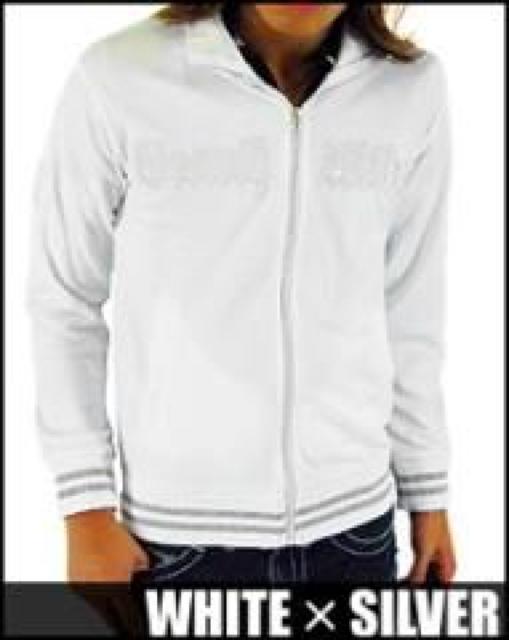 《New》悪羅悪羅★バタフライ刺繍*ジャージジャケット<ホワイトM> < 男性ファッション 《New》悪羅悪羅★バタフライ刺繍*ジャージジャケット<ホワイトM> < 男性ファッションの