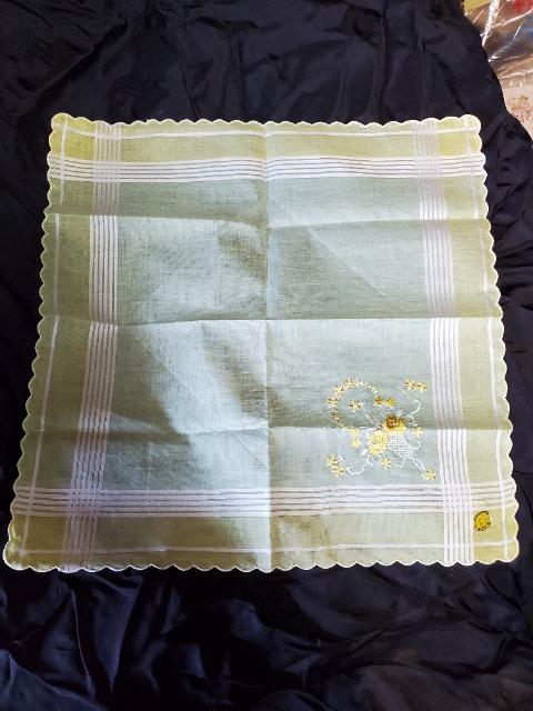 淡いグリーン〜イエロー ハンカチ新品 < 女性ファッション  淡いグリーン〜イエロー ハンカチ新品  < 女性ファッションの