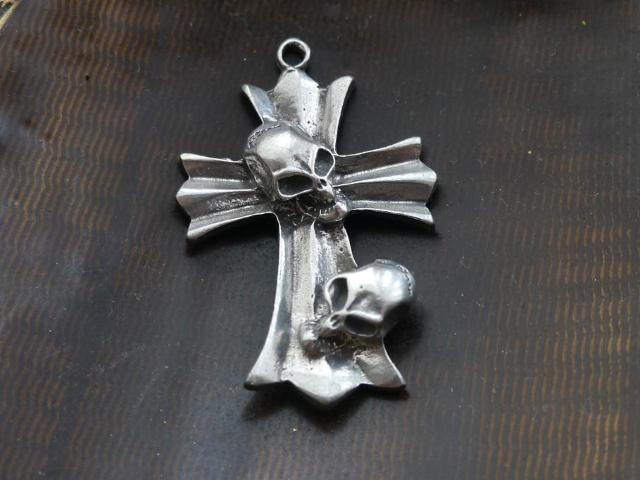 アクセサリー手芸パーツ スカル十字架 チャーム < ペット/手芸/園芸  アクセサリー手芸パーツ スカル十字架 チャーム  < ペット/手芸/園芸の