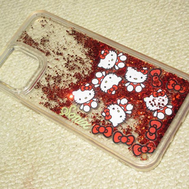 未使用☆ハローキティ*iPhone12/12 Pro用ケース*流れるラメ < 家電/AV 未使用☆ハローキティ*iPhone12/12 Pro用ケース*流れるラメ < 家電/AVの