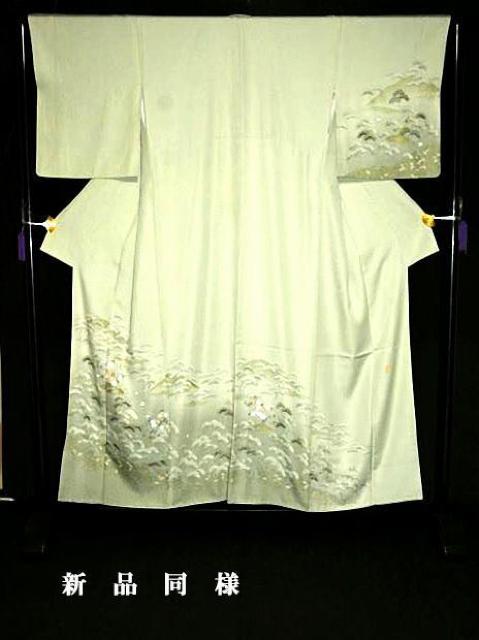 【最高級】新品同様 作家物 暈し染め 金彩 たたき染め 庭園模様 訪問着 身丈155.5cm 裄丈62.5cm T3322 < 女性ファッション  【最高級】新品同様 作家物 暈し染め 金彩 たたき染め 庭園模様 訪問着 身丈155.5cm 裄丈62.5cm T3322  < 女性ファッションの