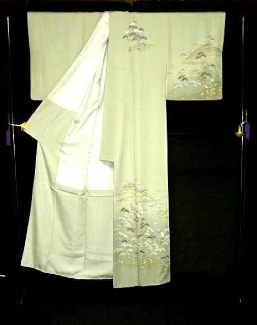 【最高級】新品同様 作家物 暈し染め 金彩 たたき染め 庭園模様 訪問着 身丈155.5cm 裄丈62.5cm T3322 < 女性ファッション  【最高級】新品同様 作家物 暈し染め 金彩 たたき染め 庭園模様 訪問着 身丈155.5cm 裄丈62.5cm T3322 < 女性ファッションの