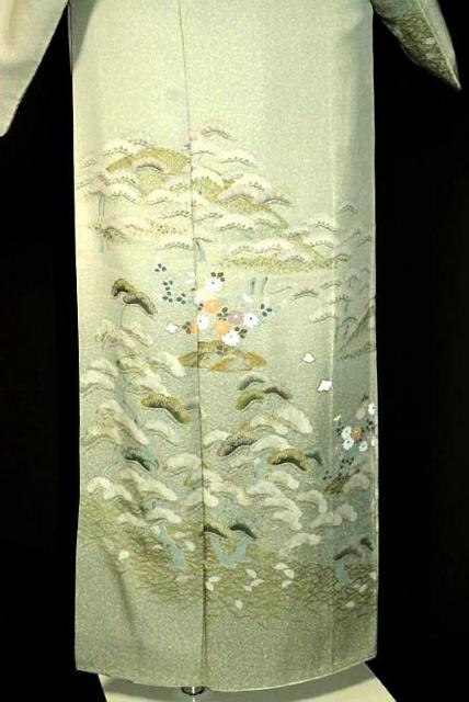 【最高級】新品同様 作家物 暈し染め 金彩 たたき染め 庭園模様 訪問着 身丈155.5cm 裄丈62.5cm T3322 < 女性ファッション  【最高級】新品同様 作家物 暈し染め 金彩 たたき染め 庭園模様 訪問着 身丈155.5cm 裄丈62.5cm T3322 < 女性ファッションの