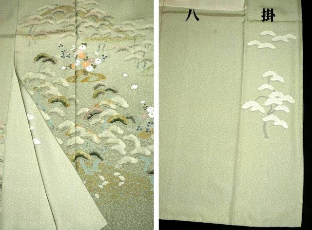 【最高級】新品同様 作家物 暈し染め 金彩 たたき染め 庭園模様 訪問着 身丈155.5cm 裄丈62.5cm T3322 < 女性ファッション  【最高級】新品同様 作家物 暈し染め 金彩 たたき染め 庭園模様 訪問着 身丈155.5cm 裄丈62.5cm T3322 < 女性ファッションの