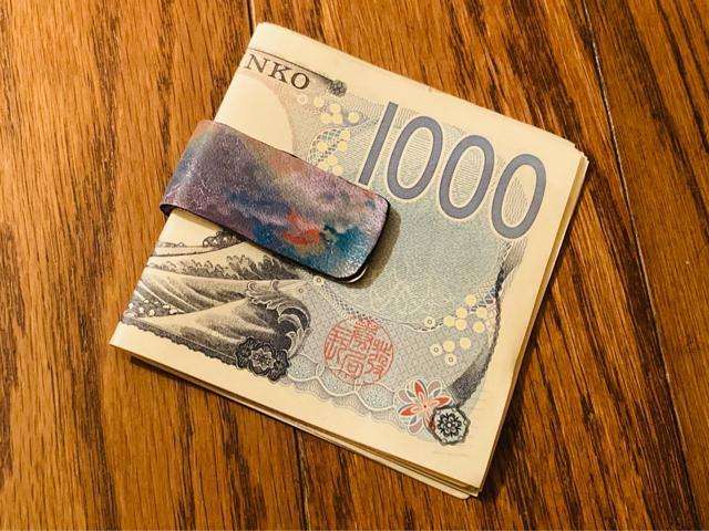 マネークリップ 本革 レザー 金属 財布 < 男性ファッション  マネークリップ 本革 レザー 金属 財布 < 男性ファッションの