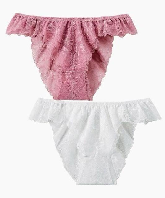 4Lー5Lサイズ!2枚セット!まるでNOパン!総レース!ふんどしショーツ!エレガントに!ゆったり!清楚な色合い!大きいサイズ! < 女性ファッション  4Lー5Lサイズ!2枚セット!まるでNOパン!総レース!ふんどしショーツ!エレガントに!ゆったり!清楚な色合い!大きいサイズ!  < 女性ファッションの