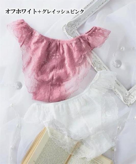 4Lー5Lサイズ!2枚セット!まるでNOパン!総レース!ふんどしショーツ!エレガントに!ゆったり!清楚な色合い!大きいサイズ! < 女性ファッション  4Lー5Lサイズ!2枚セット!まるでNOパン!総レース!ふんどしショーツ!エレガントに!ゆったり!清楚な色合い!大きいサイズ! < 女性ファッションの