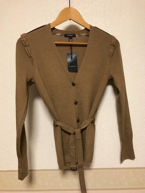 BURBERRY LONDON 未使用タグ付き  ニットカーデガン  カシミヤ シルク < ブランド  BURBERRY LONDON 未使用タグ付き  ニットカーデガン  カシミヤ シルク < ブランドの